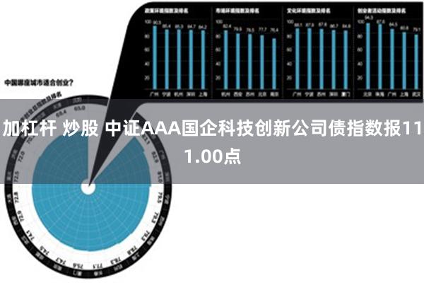 加杠杆 炒股 中证AAA国企科技创新公司债指数报111.00点