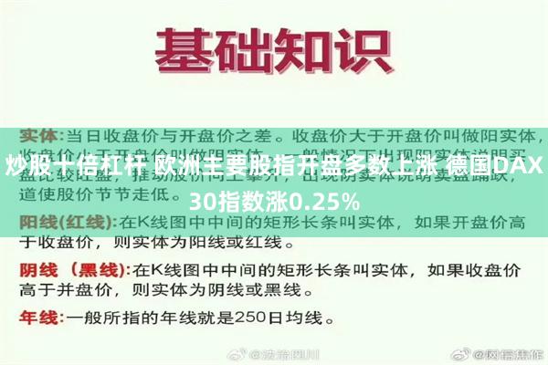 炒股十倍杠杆 欧洲主要股指开盘多数上涨 德国DAX30指数涨0.25%