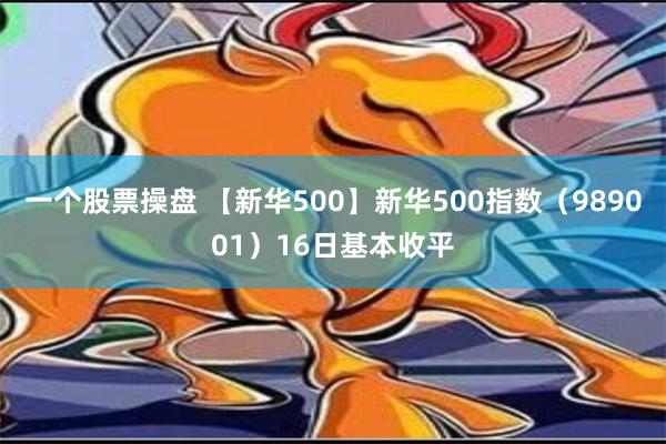 一个股票操盘 【新华500】新华500指数（989001）16日基本收平