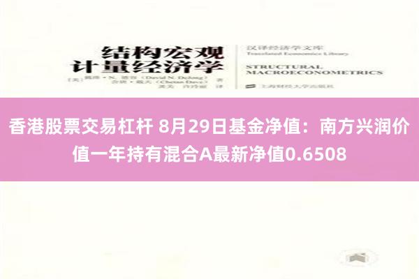 香港股票交易杠杆 8月29日基金净值：南方兴润价值一年持有混合A最新净值0.6508