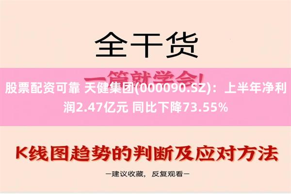 股票配资可靠 天健集团(000090.SZ)：上半年净利润2.47亿元 同比下降73.55%