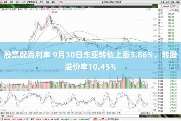 股票配资利率 9月30日东亚转债上涨3.86%，转股溢价率10.45%