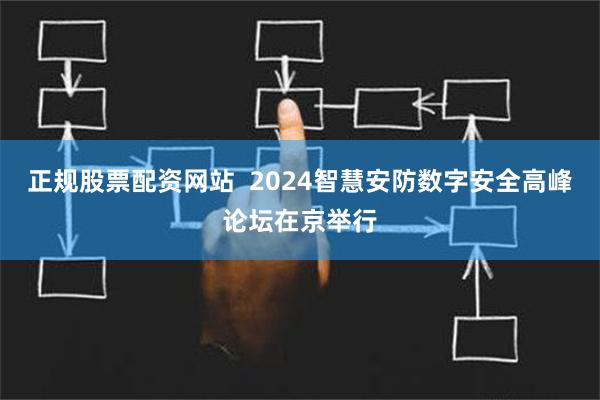 正规股票配资网站  2024智慧安防数字安全高峰论坛在京举行