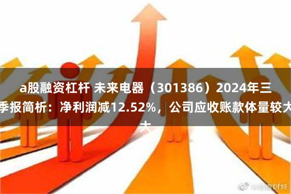 a股融资杠杆 未来电器（301386）2024年三季报简析：净利润减12.52%，公司应收账款体量较大