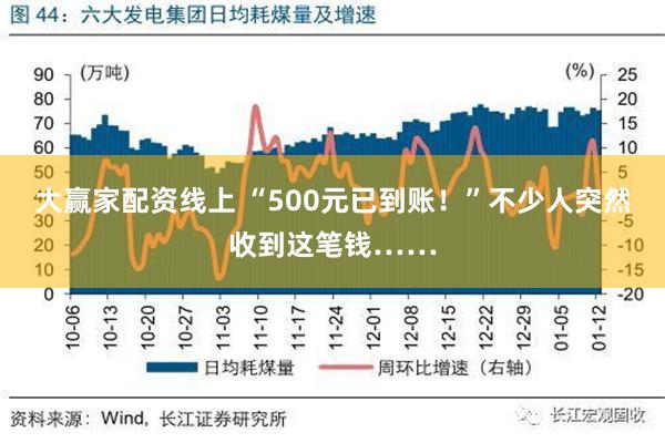 大赢家配资线上 “500元已到账！”不少人突然收到这笔钱……