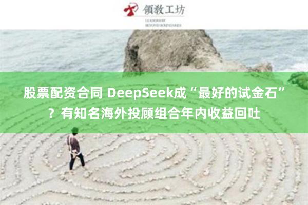 股票配资合同 DeepSeek成“最好的试金石”？有知名海外投顾组合年内收益回吐